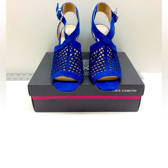 NWOT Vince Camuto royal blue heels - Picture 2 of 16